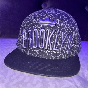 Brooklyn Seventy seven  Black and White Cotton Headwear